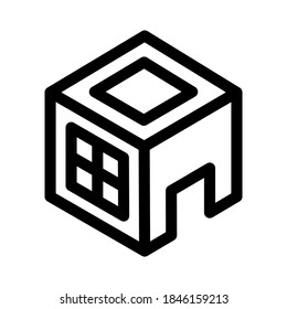 house window icon or logo isolated sign symbol vector illustration - high quality black style vector icons
