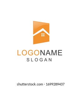 house window logo Luxury and elegant real estate design