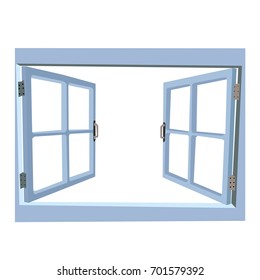 house windows is opening to see outside view