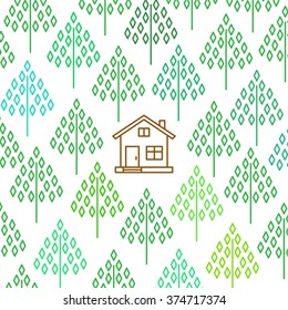 house in the woods