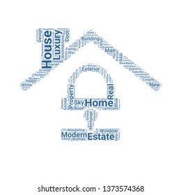 house word cloud. tag cloud about house