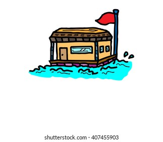 Houseboat icon