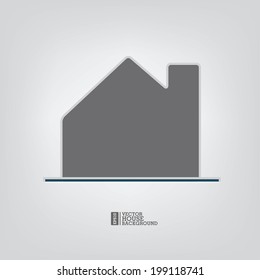 House,Building icon,Vector illustration