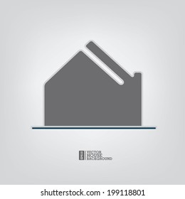 House,Building icon,Vector illustration