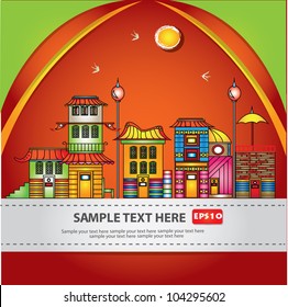 House,cartoon,Vector
