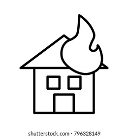 house,firefighters,hydrant icon, vector illustration, black sign on isolated background