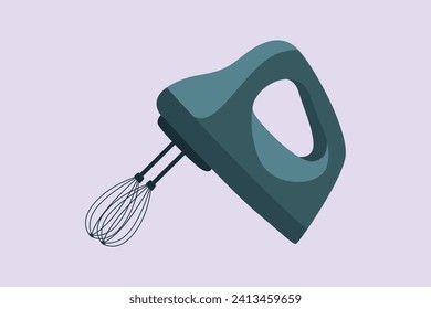 Household appliances concept. Colored flat vector illustration isolated.