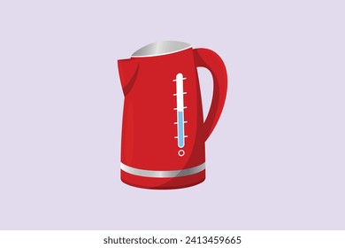 Household appliances concept. Colored flat vector illustration isolated.