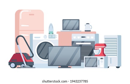 Household appliances and electronic devices 