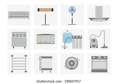 Household Appliances - Vacuum Cleaner, Convectors, Air Conditioning, Fan, UFO, Extractor Hood