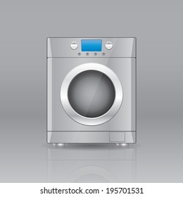 Household appliances. Washing machine. Vector eps10