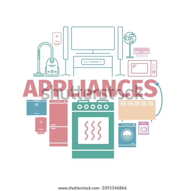 Household appliances web\
banner.