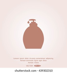 Household Bottle vector icon