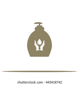 Household Bottle vector icon