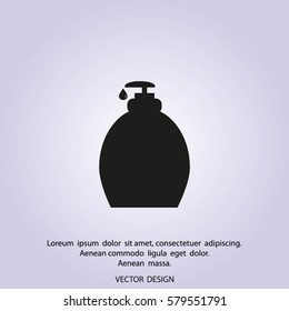 Household Bottle vector icon