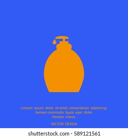 Household Bottle vector icon
