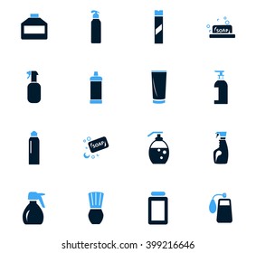 Household Chemicals Icon Set For Web Sites And User Interface