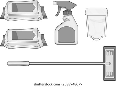 Household Cleaning Brush Set | Floor and Dusting Tools