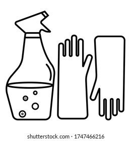 Household cleaning logotype design templates. Modern easy to edit logo template. Vector logo design series.