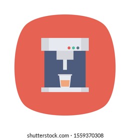 Household Devices flat icons for blander & machine