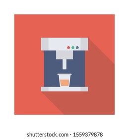 Household Devices flat icons for blander & machine