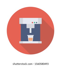 Household Devices flat icons for blander & machine