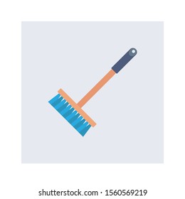 Household Devices flat icons for brush & cleaning