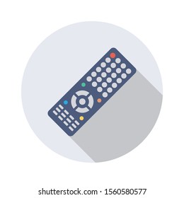 Household Devices flat icons for control & wireless