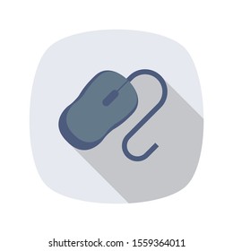 Household Devices flat icons for cursor & wire