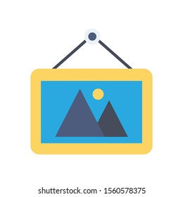 Household Devices flat icons for frame & photo