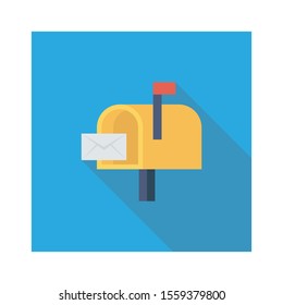 Household Devices flat icons for letter & message
