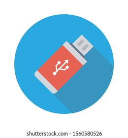 Household Devices flat icons for memory & chip
