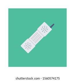 Household Devices flat icons for reciever & call
