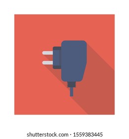 Household Devices flat icons for switch & plug