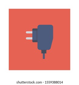 Household Devices flat icons for switch & plug