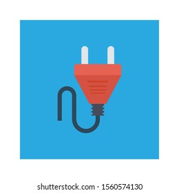 Household Devices flat icons for switch & plug