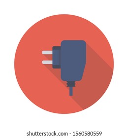 Household Devices flat icons for switch & plug