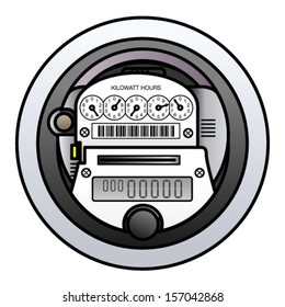 A Household Electricity / Power Meter.