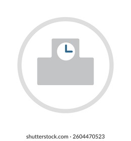 Household finances, expenses, tuition fees, study, icon illustration