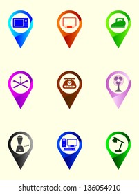 Household Home Aplliance Vector Icons