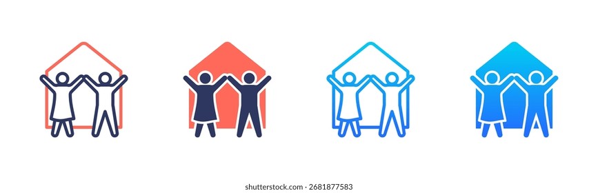 Household Icon Pack In Multiple Styles