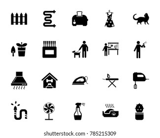 Household icon set