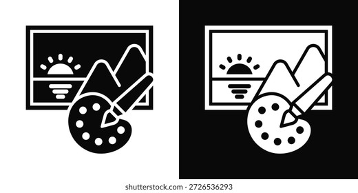 Estilo De Fundo Branco E Preto Do Ícone De Casa