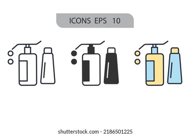 Household icons  symbol vector elements for infographic web