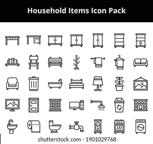 Household items related icons, can be use on you're project and work beautifully.