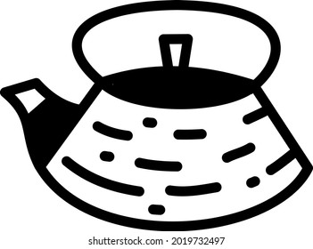 Household kettle, illustration, vector on a white background.