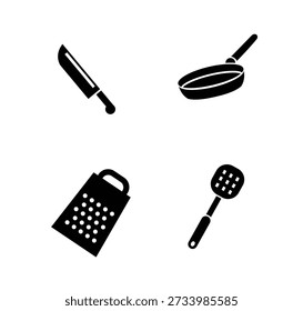 ícones de vetor de eletrodomésticos e cozinha