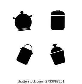 ícones de vetor de eletrodomésticos e cozinha