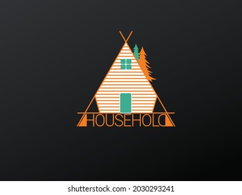 A Household Logo Design Template