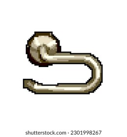 household toilet paper holder game pixel art retro vector. bit household toilet paper holder. old vintage illustration